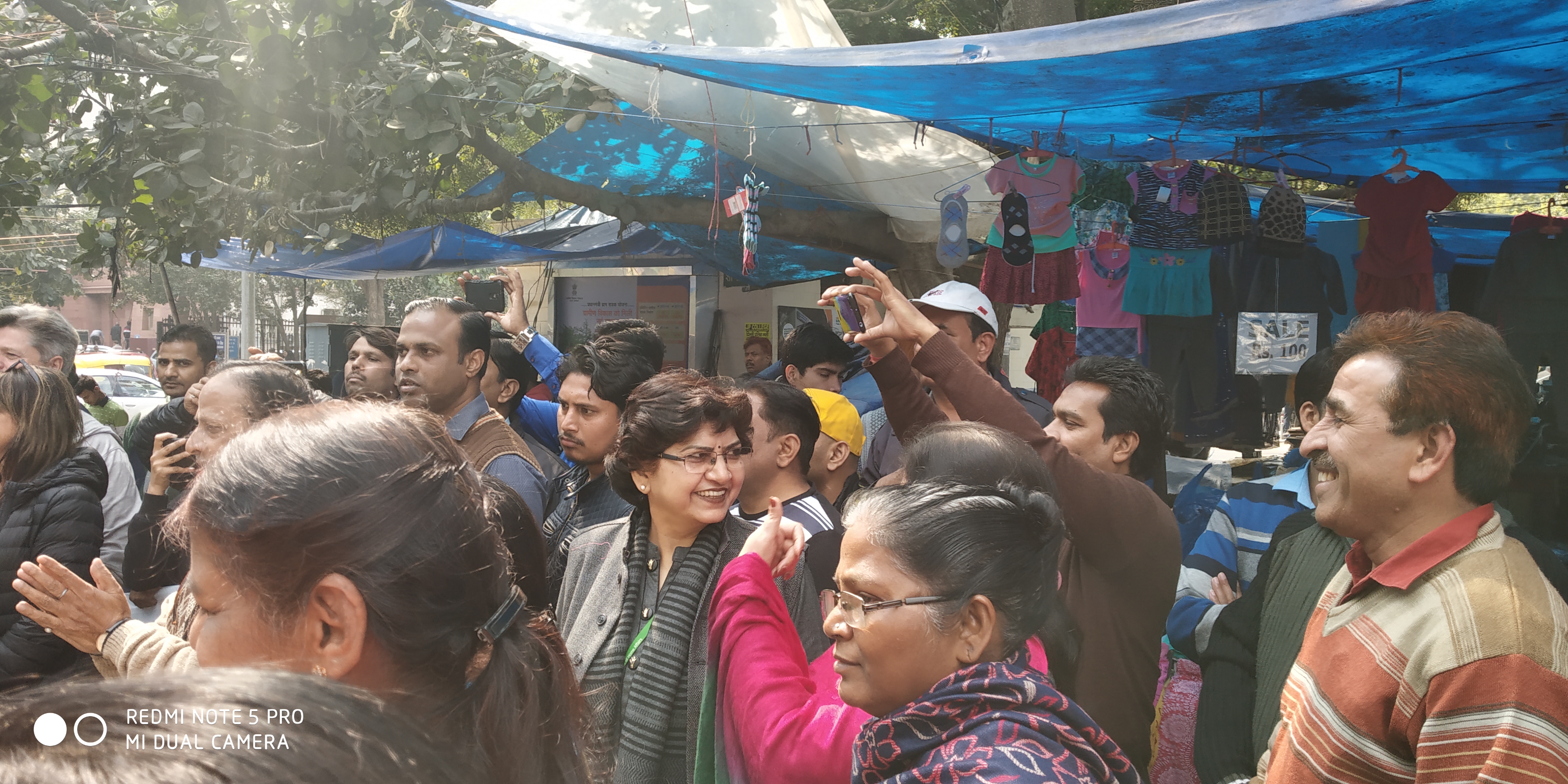 Nukkad Natak during Swachhata Pakhwada at NDMC market, opposite Krishi Bhawan, New Delhi on 27 Feb 2019
