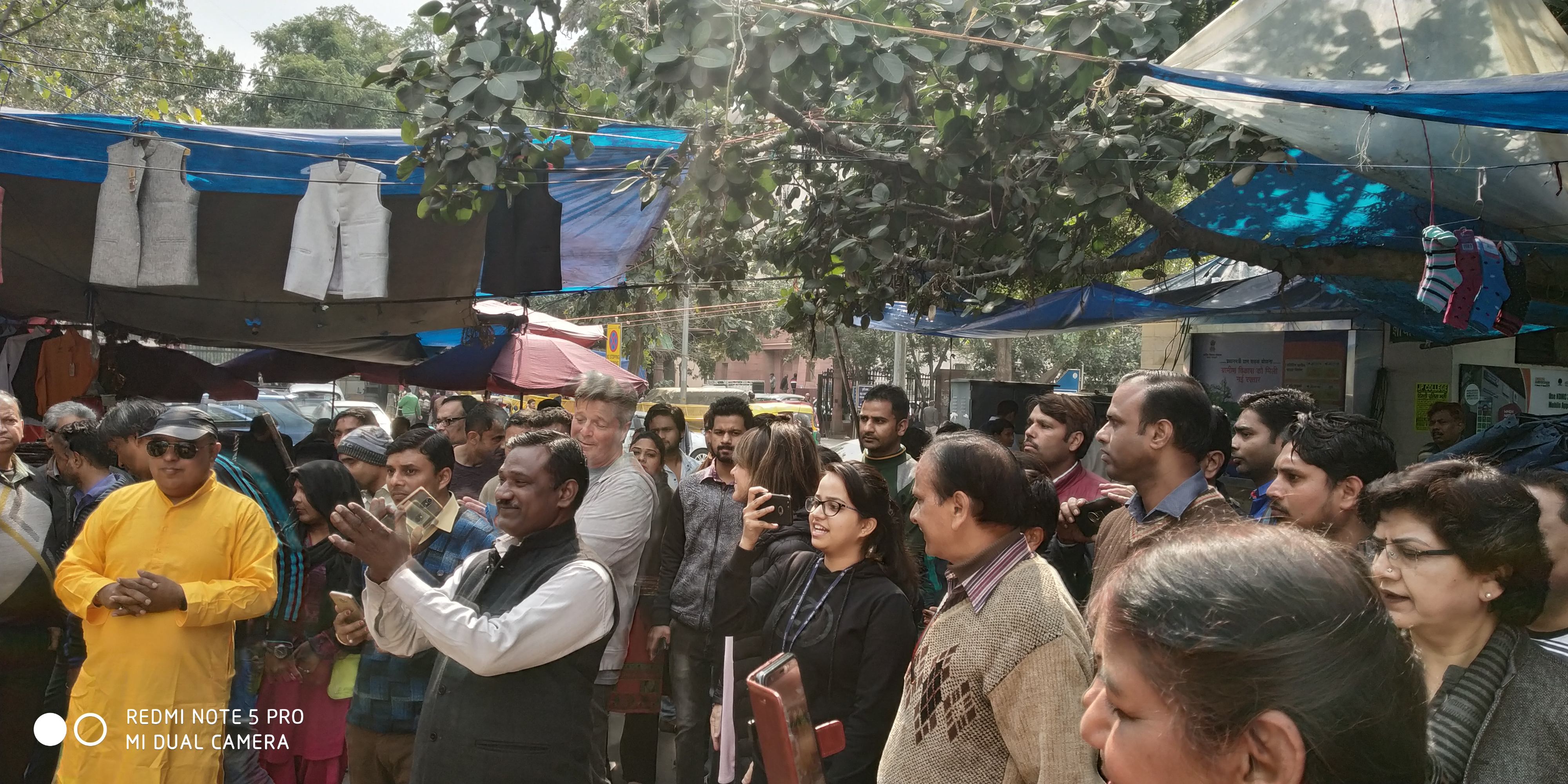 Nukkad Natak during Swachhata Pakhwada at NDMC market, opposite Krishi Bhawan, New Delhi on 27 Feb 2019