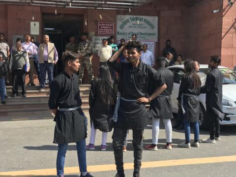 Nukkad Natak during "Swachhta Pakhwara"